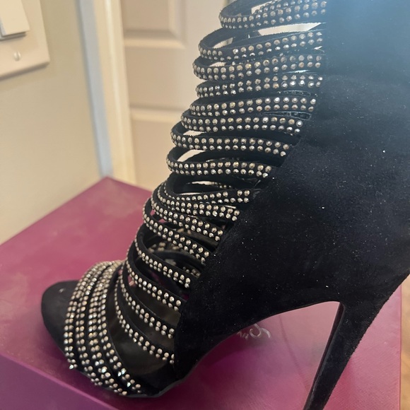 Bebe Rhinestone Sandal - Picture 4 of 5